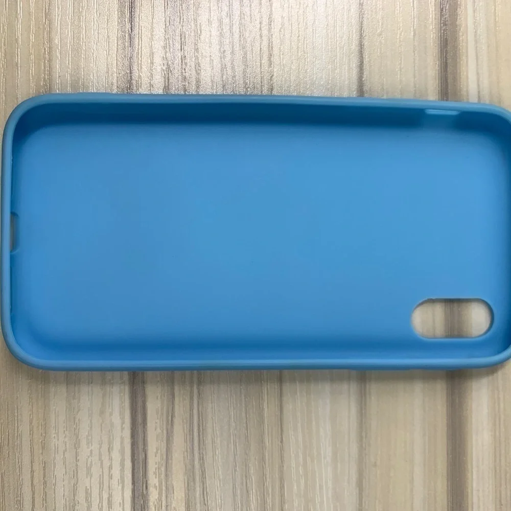Blue Silicone Phone Case For iPhone XR - 6”x 4”x 0.5”